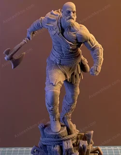 مدل سه بعدی God Of War - Kratos