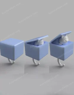 نگهدارنده کلید طرح گربه