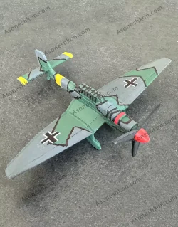 Stuka Ju-87 B2 kit card - مدل کارتی هواپیما