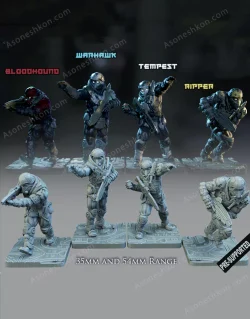 Breacher Squad Gamma - سربازان گاما مینیاتوری