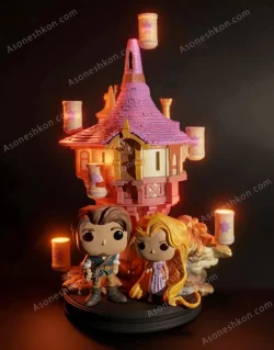 مدل چیبی راپانزل و فلین - گیسوکمند